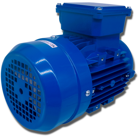 SILNIK ELEKTRYCZNY 1,1kW 400V 1390obr 3FAZOWY + NAPĘD PASZOCIĄGU MS 80B14